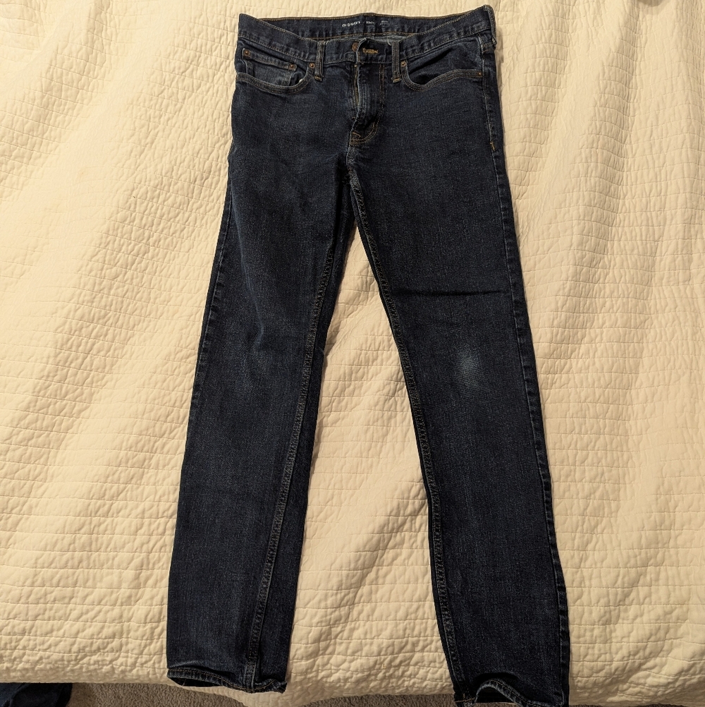 Old Navy Men's Slim Jeans - Dark Blue
